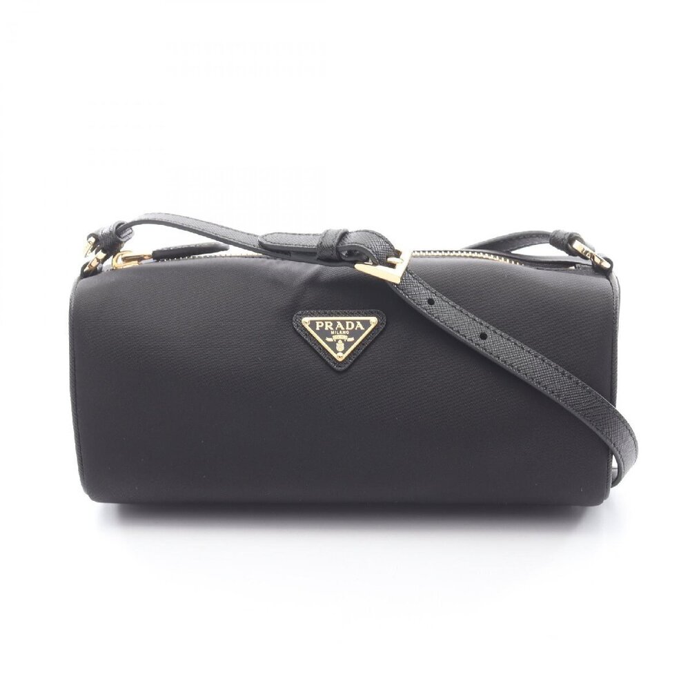 Prada Re Clutch TESSUTOSAFFIAN Beige Shoulder Bag